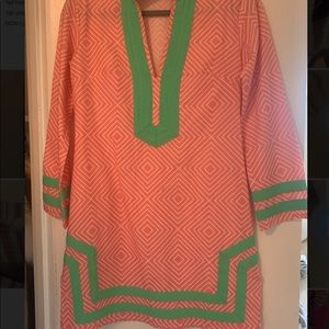 Sail to Sable pink and green dress